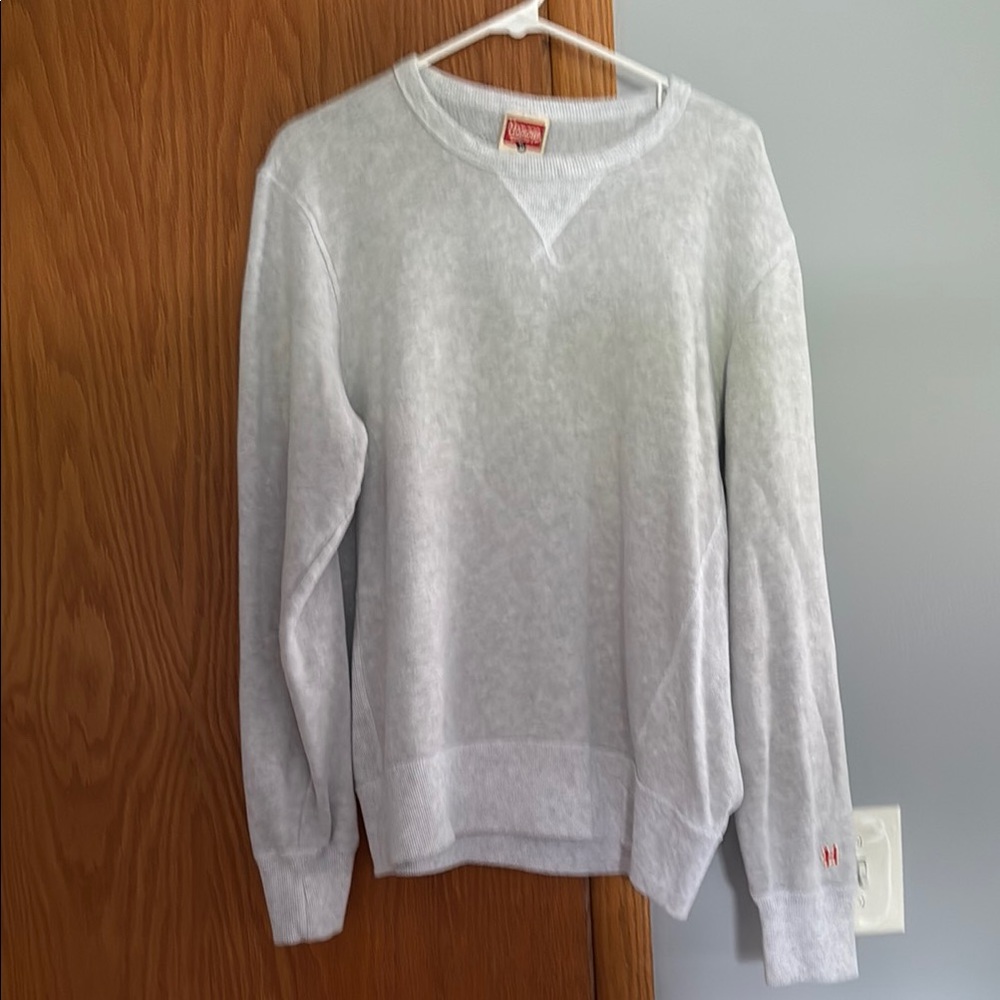 HOMAGE Gray Sweatshirt Relaxed Fit Crewneck Medium